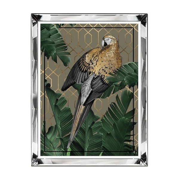 Nástenný obraz JohnsonStyle The Golden Parrot, 71 x 91 cm