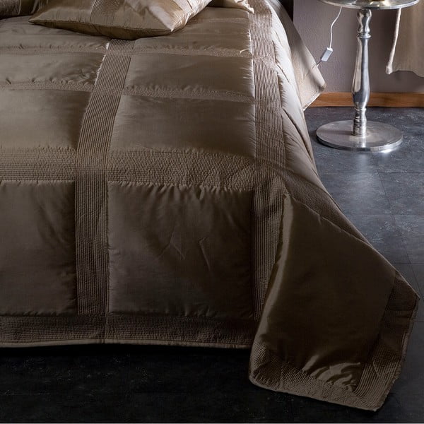 Prikrývka na posteľ Montana Champagne, 270x270 cm