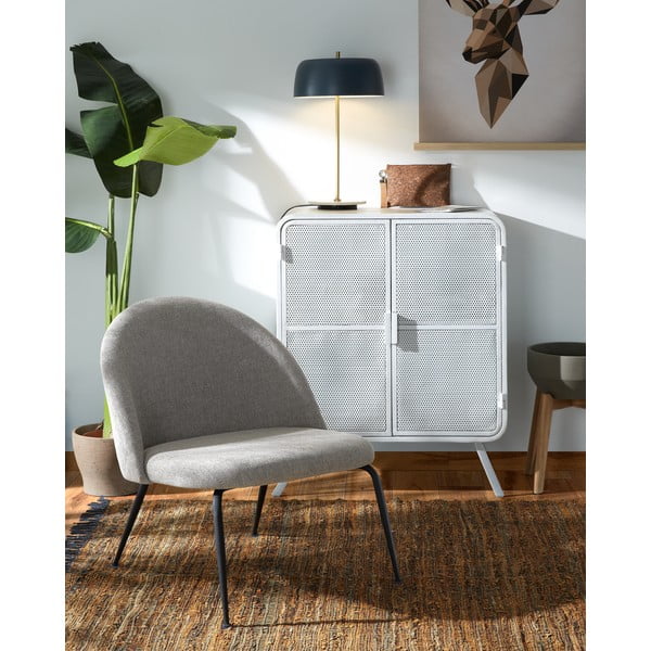 Sivé kreslo Kave Home Mystere-image-1