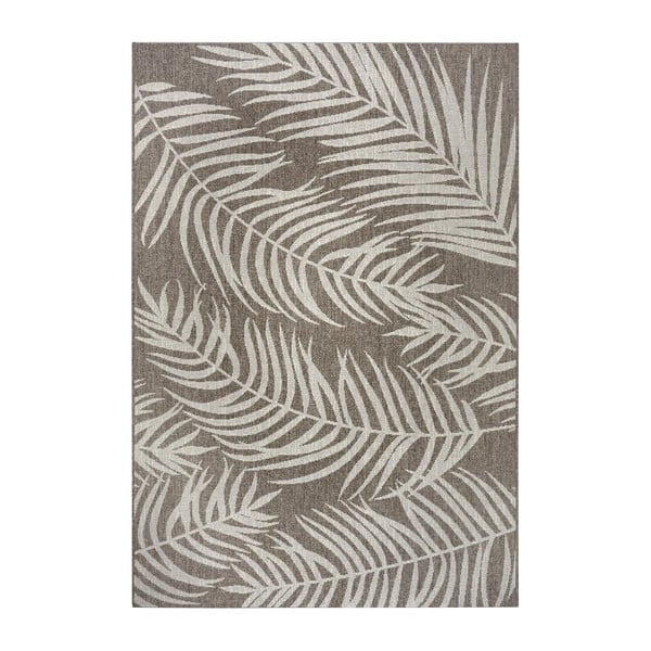 Hnedo-béžový vonkajší koberec NORTHRUGS Palmera, 160 x 230 cm