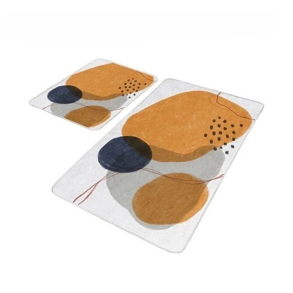 Zamatové kúpeľňové predložky v súprave 2 ks 60x100 cm – Mila Home