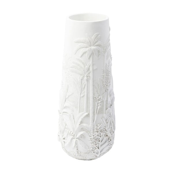 Biela váza Kare Design Jungle White, výška 83 cm