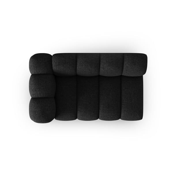 Čiernoantracitový modul pohovky (ľavý roh) Lupine – Micadoni Home-image-2