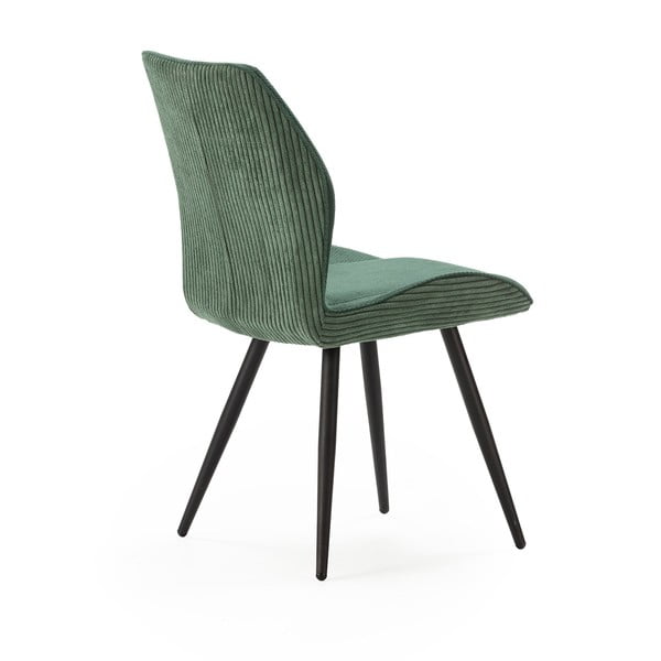 Zelené menčestrové jedálenské stoličky v súprave 2 ks Adaya – Marckeric-image-4