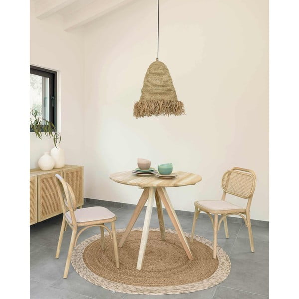 Jedálenská stolička z dubového dreva v prírodnej farbe Doriane – Kave Home-image-1