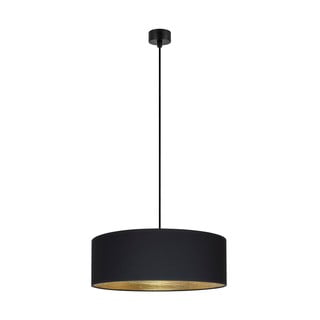 Závesné svietidlo v čierno-zlatej farbe Bulb Attack Tres, ⌀ 45 cm