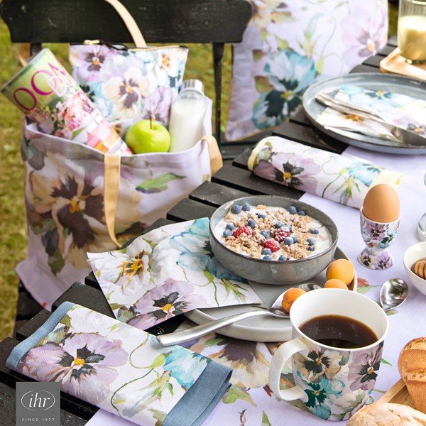 Behúň na stôl z bio bavlny 150x45 cm Martha - IHR-image-1