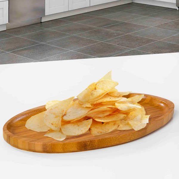 Bambusový servírovací podnos Bambum Santos, dĺžka 26 cm-image-1