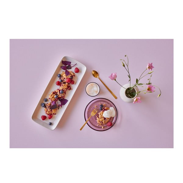 Krémovobiela kameninová servírovacia tácka Bitz, 38 x 14 cm-image-2