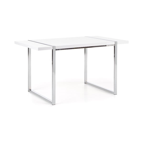 Biely jedálenský stôl Halmar Lion, dĺžka 140 cm