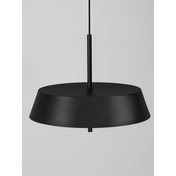 Matne čierne hliníkové LED závesné svietidlo so stmievačom ø 45 cm Velio – Nova Luce-image-4