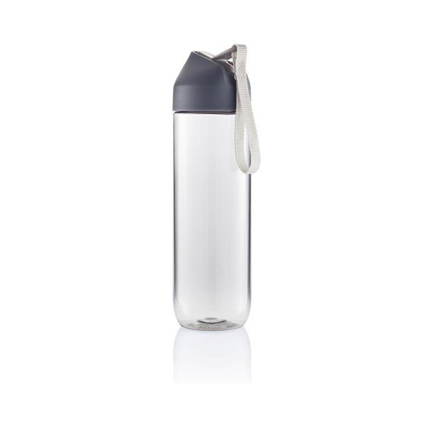 Sivá fľaša na vodu XD Design Neva, 450 ml