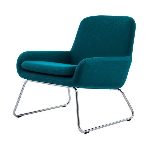 Tyrkysovomodré kreslo Softline Coco-image-3