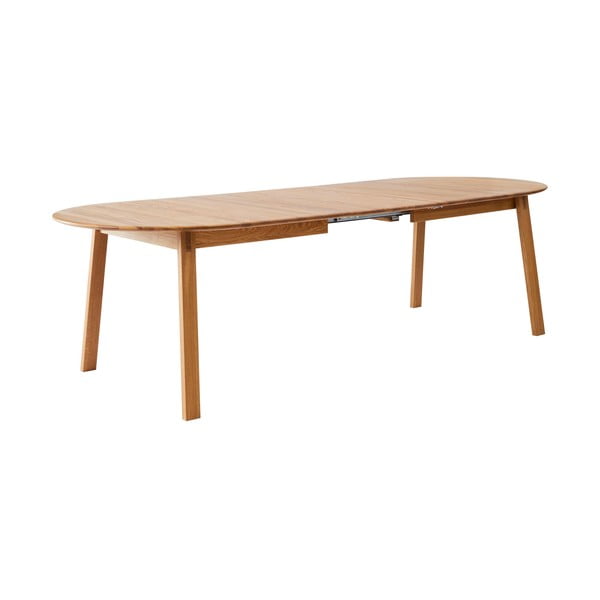 Rozkladací jedálenský stôl z dubového dreva v prírodnej farbe 100x220 cm Amalfi – Hammel Furniture-image-4