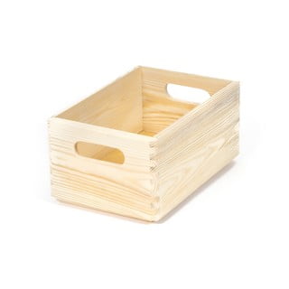 Úložný box z borovicového dreva Compactor Custom, 30 × 20 × 14 cm