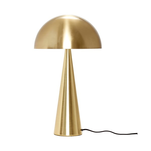 Železná stolová lampa v zlatej farbe Hübsch Guro