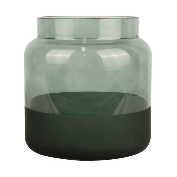 Zelená sklenená váza PT LIVING Majestic, ⌀ 15 cm