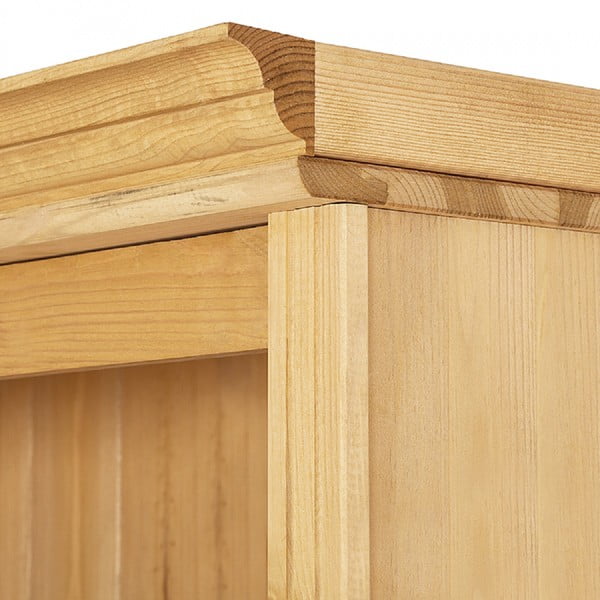 Knižnica z borovicového dreva v prírodnej farbe 74x223x37 cm Anita – Støraa-image-4