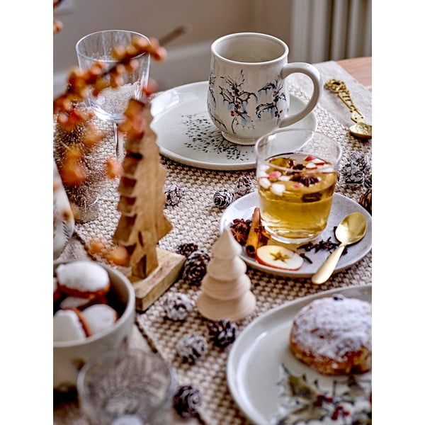 Béžová vianočná miska z kameniny ø 11.5 cm Hollie - Bloomingville-image-3