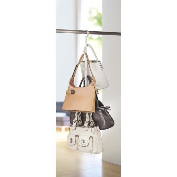 Biely závesný vešiak do šatníka Yamazaki Tower-image-2