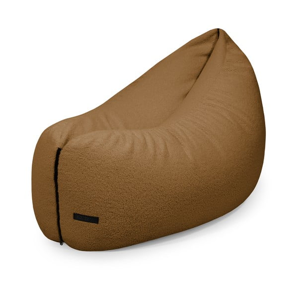 Hnedý detský sedací vak z textílie buklé Clip Clap 115 – SLOWDOWN