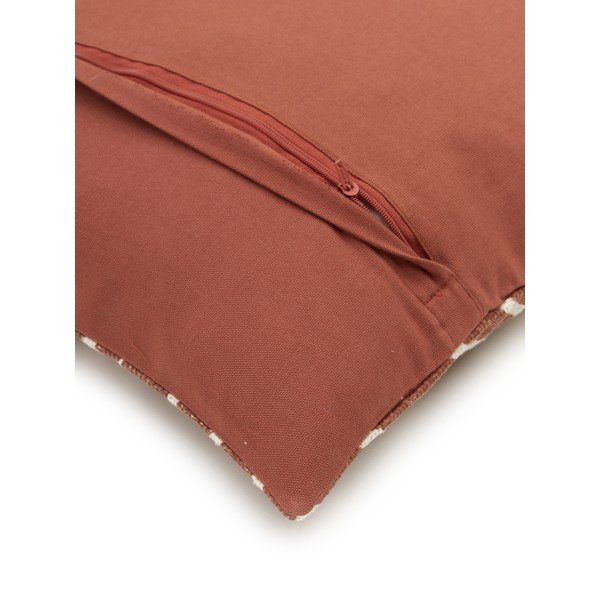 Hnedá bavlnená dekoratívna obliečka na vankúš Westwing Collection Nomad, 45 x 45 cm-image-4