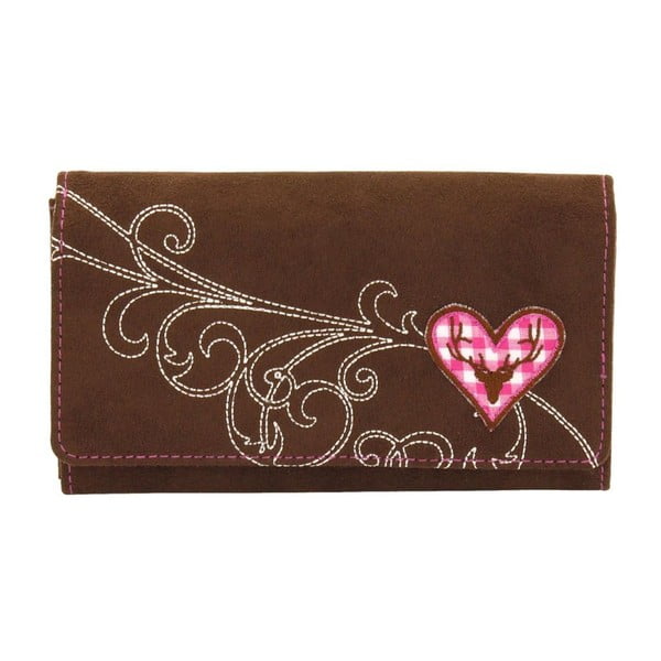 Dámska peňaženka Bavaria Brown/Pink