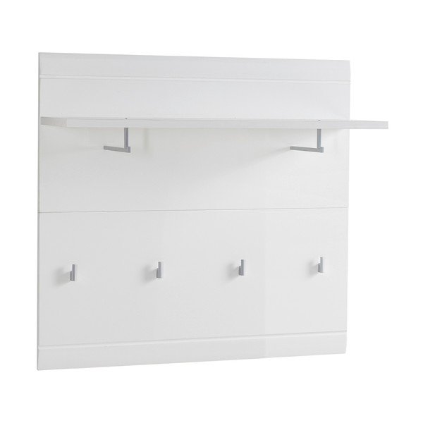 Biely nástenný vešiak s poličkou Adana - Germania-image-2