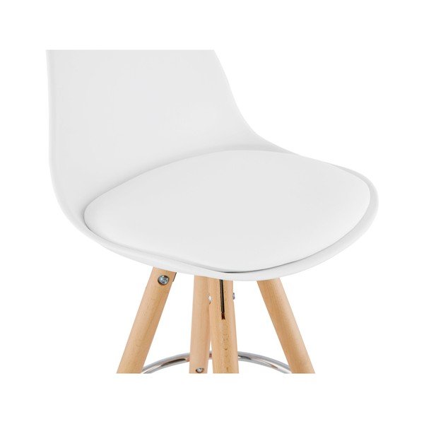Biela barová stolička Kokoon Anau, výška 74 cm-image-3