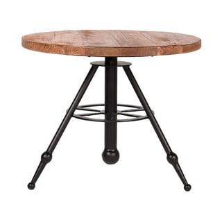 Odkladací stolík s doskou z mangového dreva LABEL51 Solid, ⌀ 60 cm