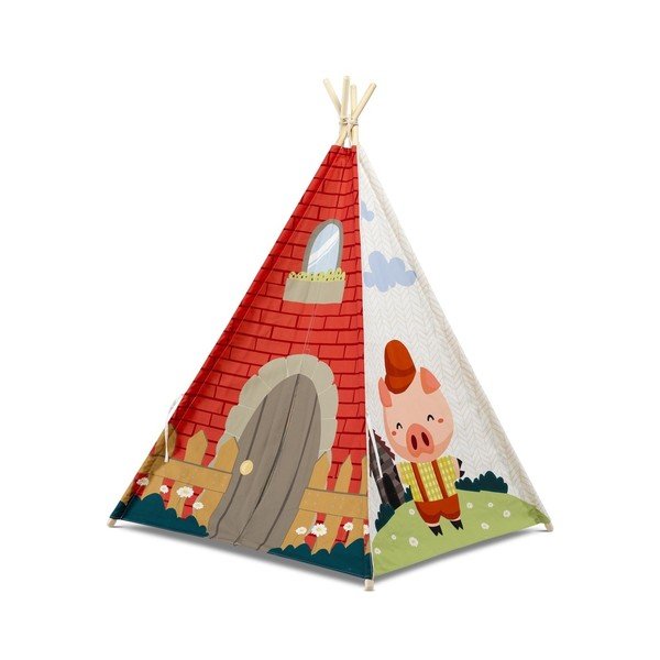 Bavlnené teepee Mr. Fox, priemer 30 cm Little Pigs-image-3