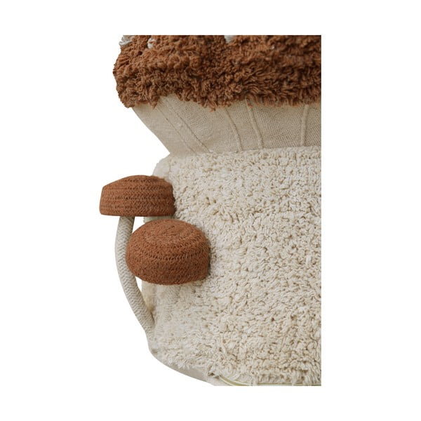 Detský sedací vak v tehlovej farbe/krémovobiely Boletus – Lorena Canals-image-3