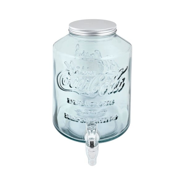 Zásobník na vodu z recyklovaného skla Esschert Design Coca-Cola, 5 l