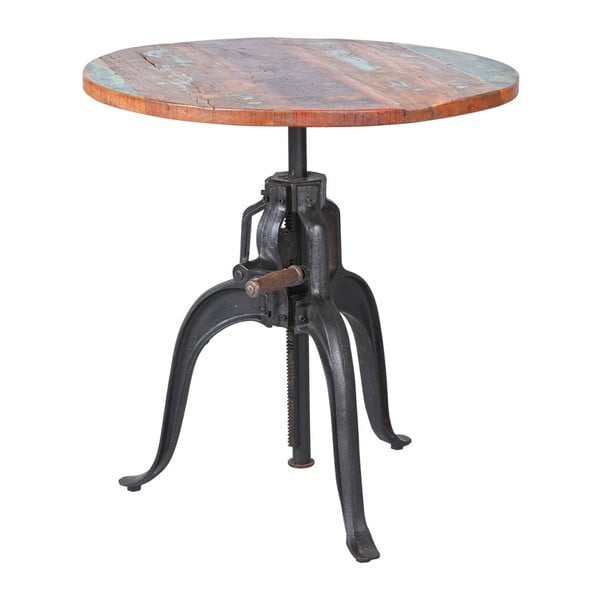 Stôl z masívneho dreva 13Casa Industry, ø 180 cm