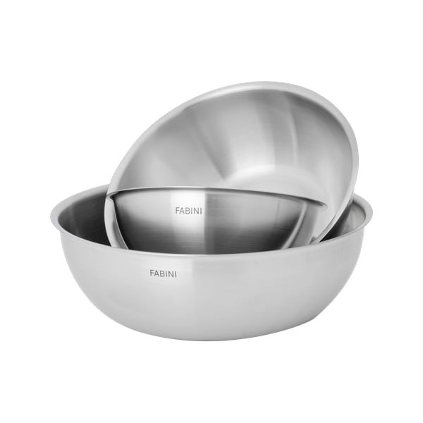 Misy v súprave 3 ks z nehrdzavejúcej ocele v striebornej farbe ø 25,5 cm Lucca 3.0 – FABINI-image-3