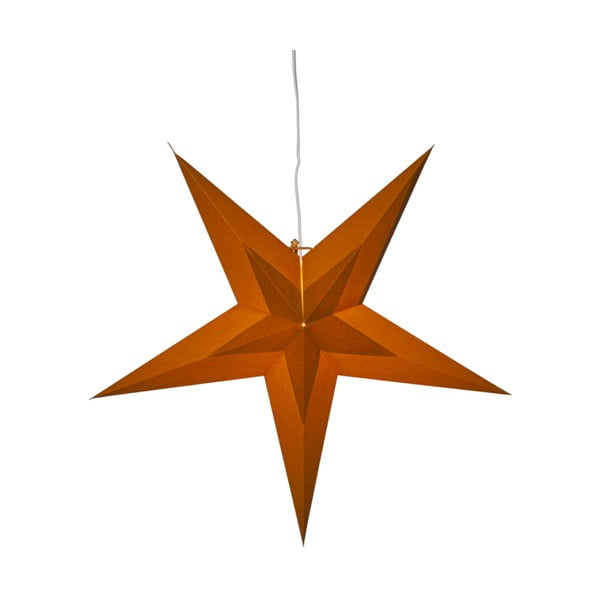 Oranžová vianočná svetelná dekorácia Star Trading Diva, ø 60 cm