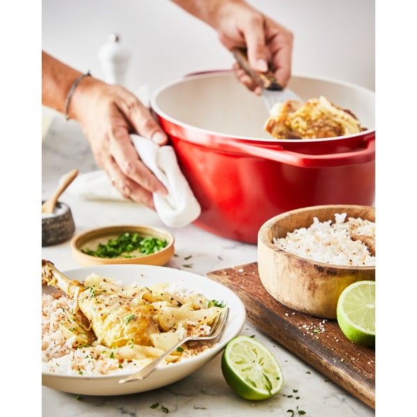 Hliníkový hrniec s pokrievkou s nepriľnavým povrchom na indukciu 5.7 l Air - Tefal-image-2