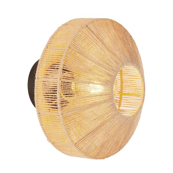 Nástenné svietidlo v prírodnej farbe ø 31 cm Lyra – Light & Living