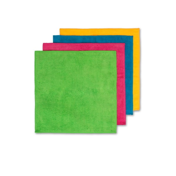 Handričky v súprave 4 ks z mikrovlákna Colors – Vileda-image-2
