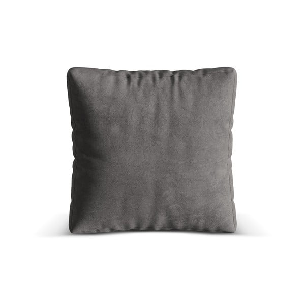 Sivý zamatový vankúš k modulárnej pohovke Martina – Micadoni 
