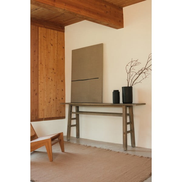 Okrovožltý ručne tkaný bavlnený koberec 200x300 cm Handloom – Lorena Canals-image-1