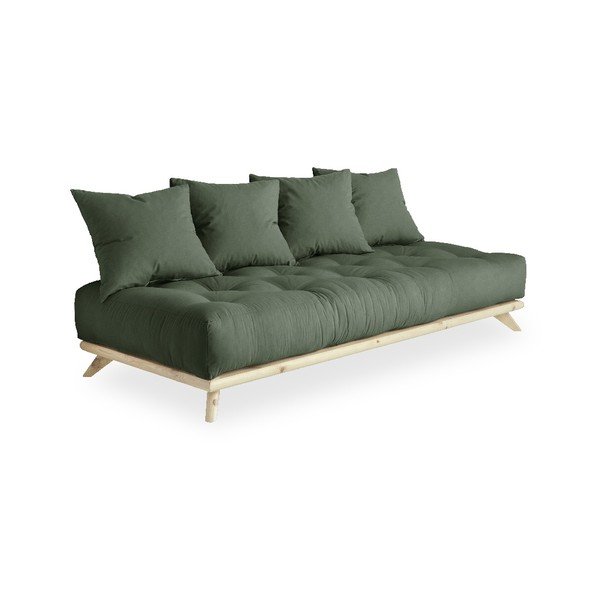 Pohovka so zeleným poťahom Karup Design Senza Natural/Olive Green-image-3