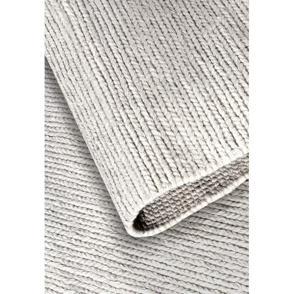Biely ručne tkaný vlnený koberec 160x230 cm Francois – Villeroy&Boch-image-4