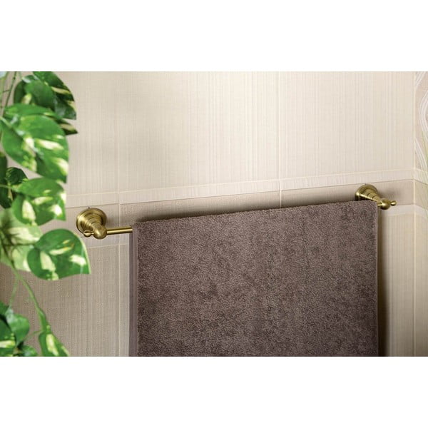 Mosadzný držiak na uteráky Sapho Diamond, šírka 60 cm-image-1