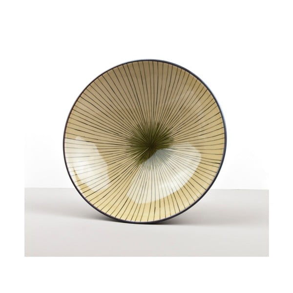 Zeleno-žltá keramická misa MIJ, ø 25 cm-image-2