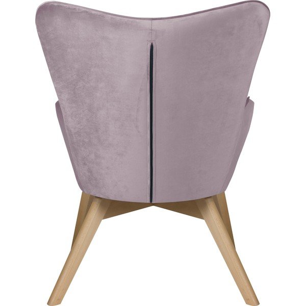 Zamatové kreslo v levanduľovej farbe Niko – Ropez-image-4