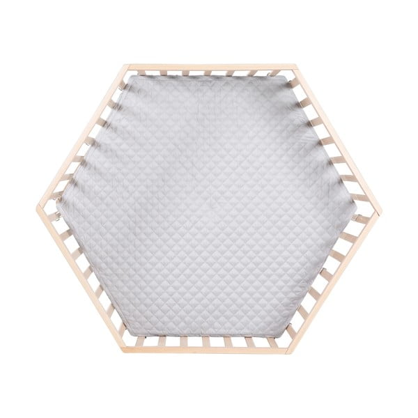 Detská ohrádka z bukového dreva v prírodnej farbe 119x104 cm – Roba-image-3