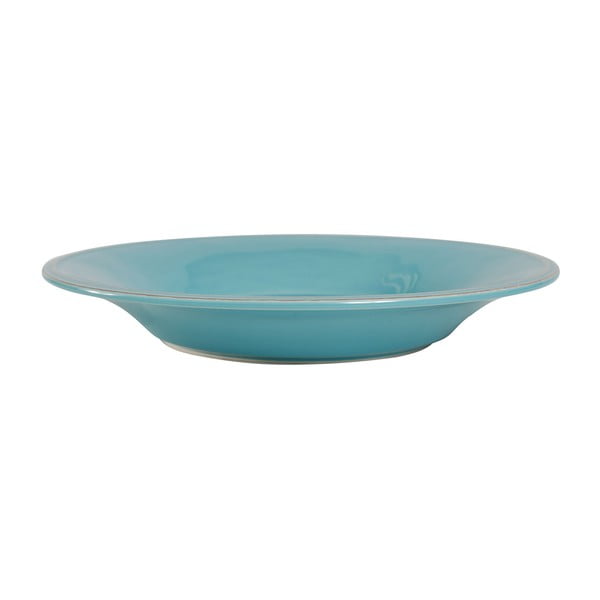 Modrý keramický hlboký tanier Côté Table, ⌀ 27 cm
