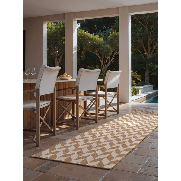 Krémovobiely/v prírodnej farbe vnútorný a vonkajší behúň 80x200 cm Haringey Terrick – Ted Baker-image-1