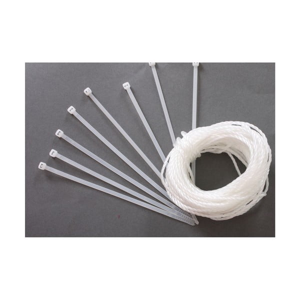 Biela plastová balkónová zástena 500x90 cm - Garden Pleasure-image-2